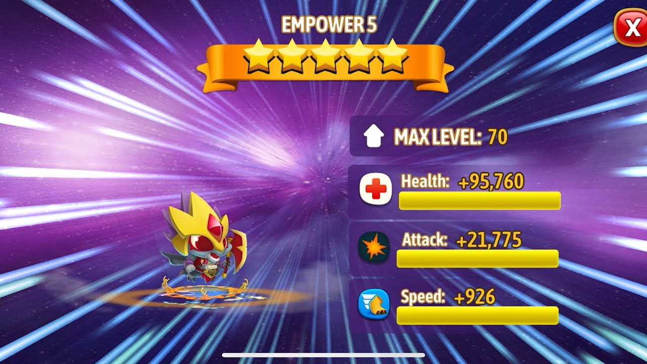 Empower 5 Redemption conquest dragon #dragoncity #gameplay max level 70 #gaming