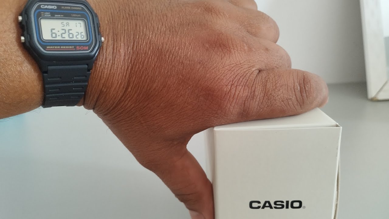 Ótima alternativa de relógio prático: Casio original modelo W-59