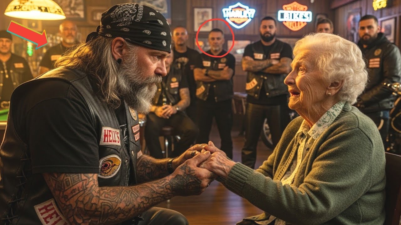 Trembling 84-jährige Frau bat Hells Angels: „Kannst du meine Hand halten?“ — Dann das...