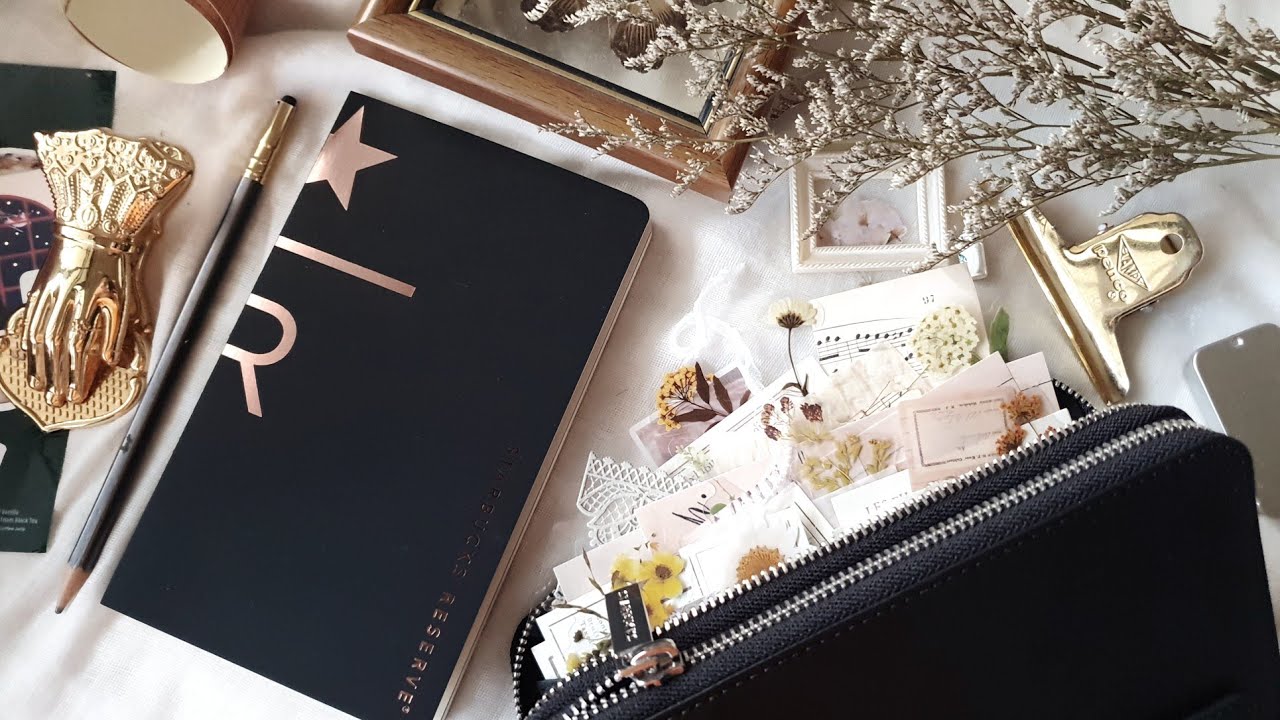 starbucks ph 2021 planner &bull; black reserve organizer [vlog + asmr unboxing]