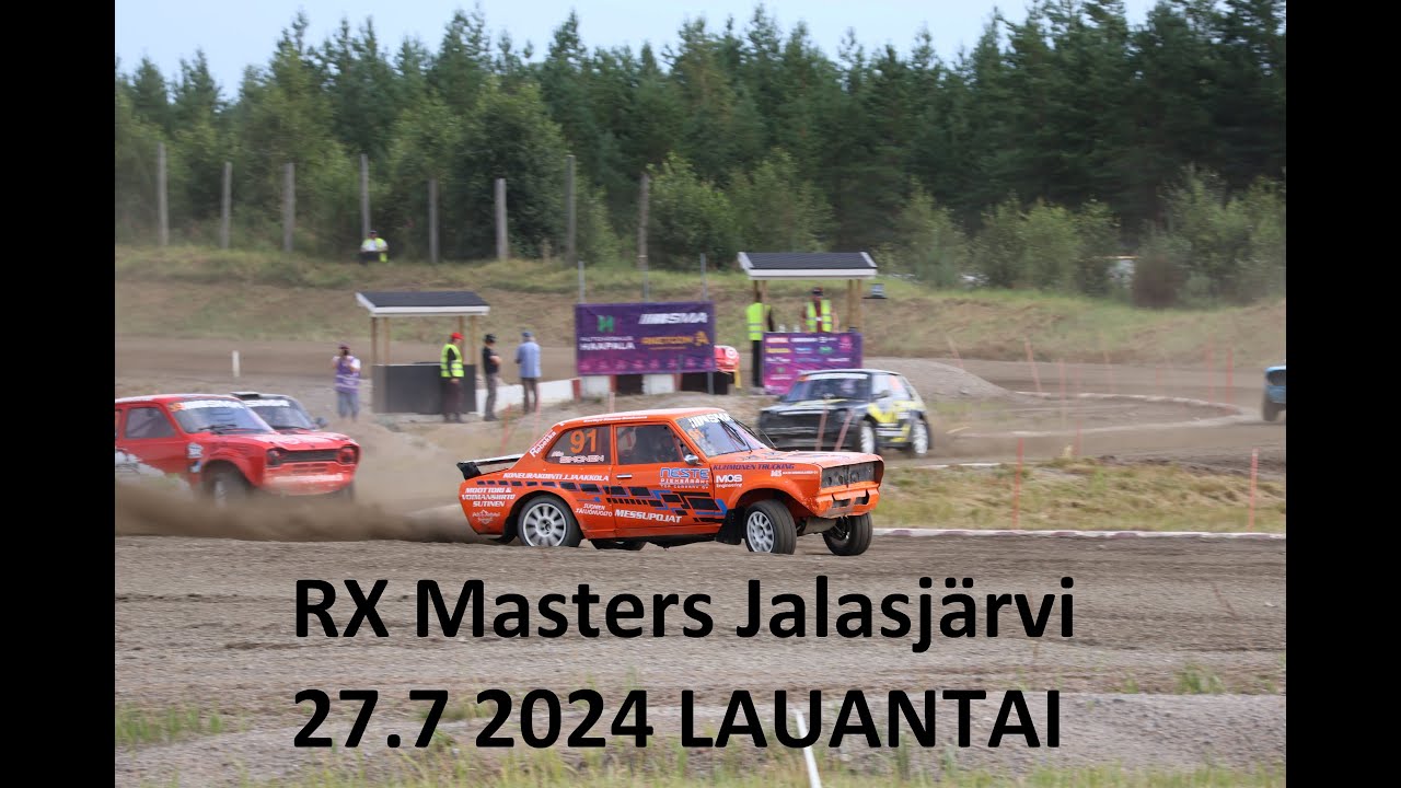 RX Masters Jalasjärvi. 26.7.2024 Rallicross+SM