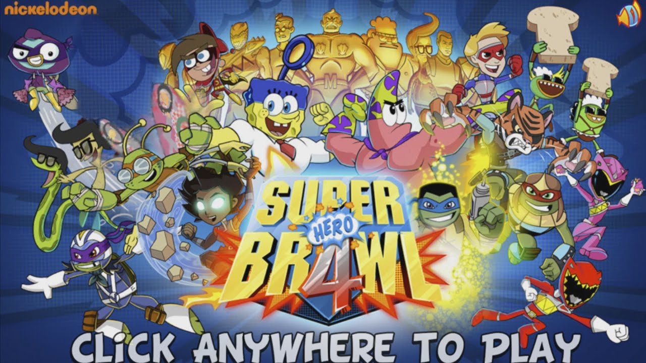 I Went to Collage - Super Hero Brawl 4 [Nickelodeon Games]