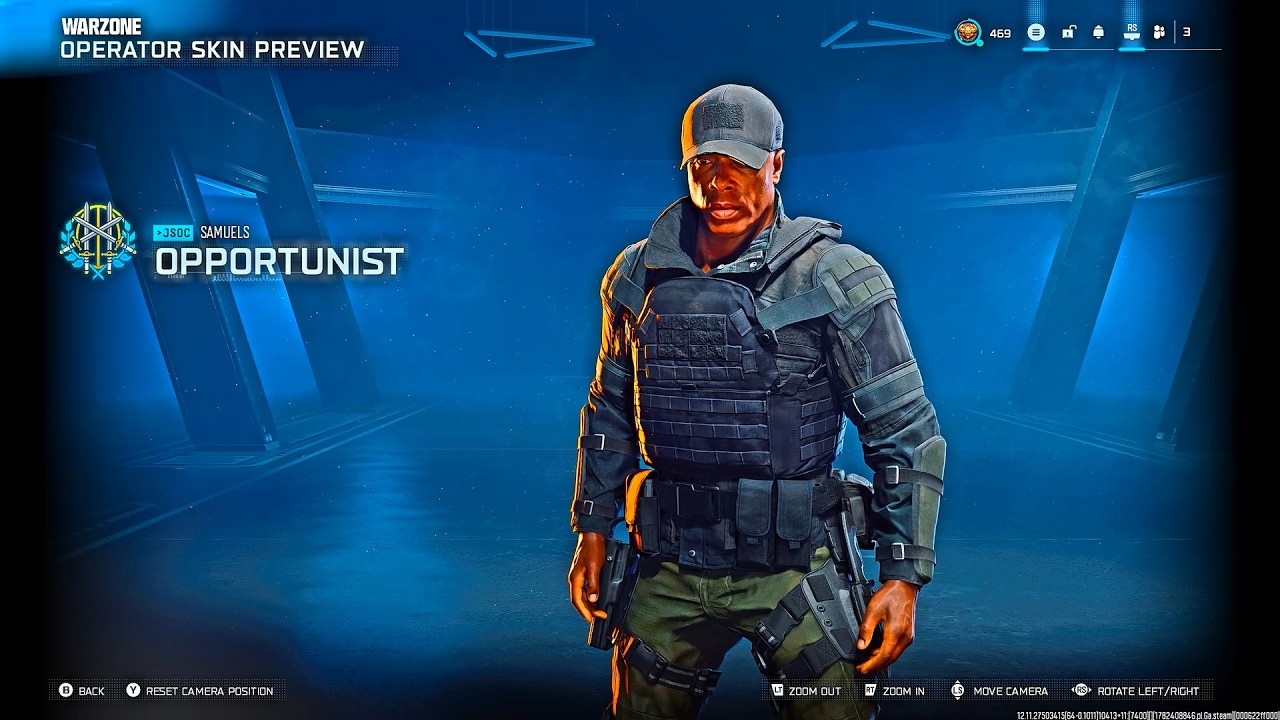 БЕСПЛАТНЫЙ ОБЛИК ОПЕРАТОРА SAMUELS &laquo;OPPORTUNIST&raquo; В BLACK OPS 7!