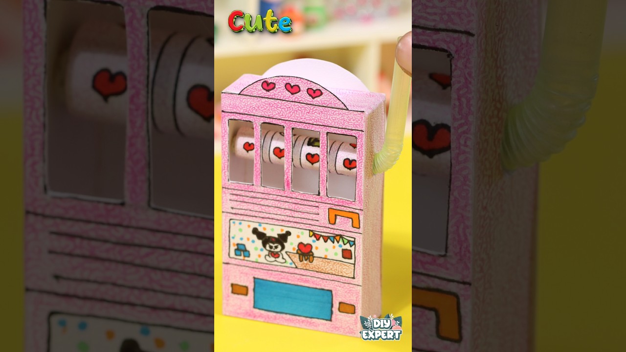DIY Cute Spain Machine Craft!  #diy #artandcraft #miniature #machine #schoolcraft #easy #shorts