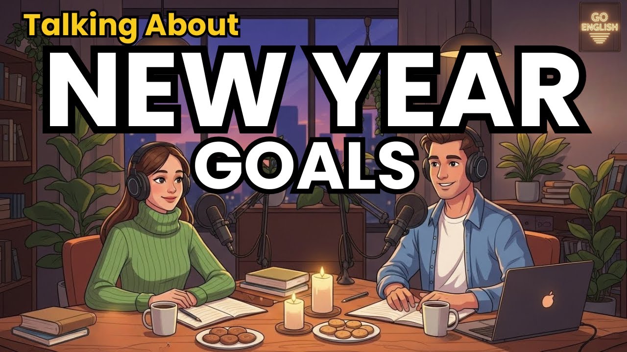 How to Talk About New Year Goals in English | English Podcast for Speaking Fluency