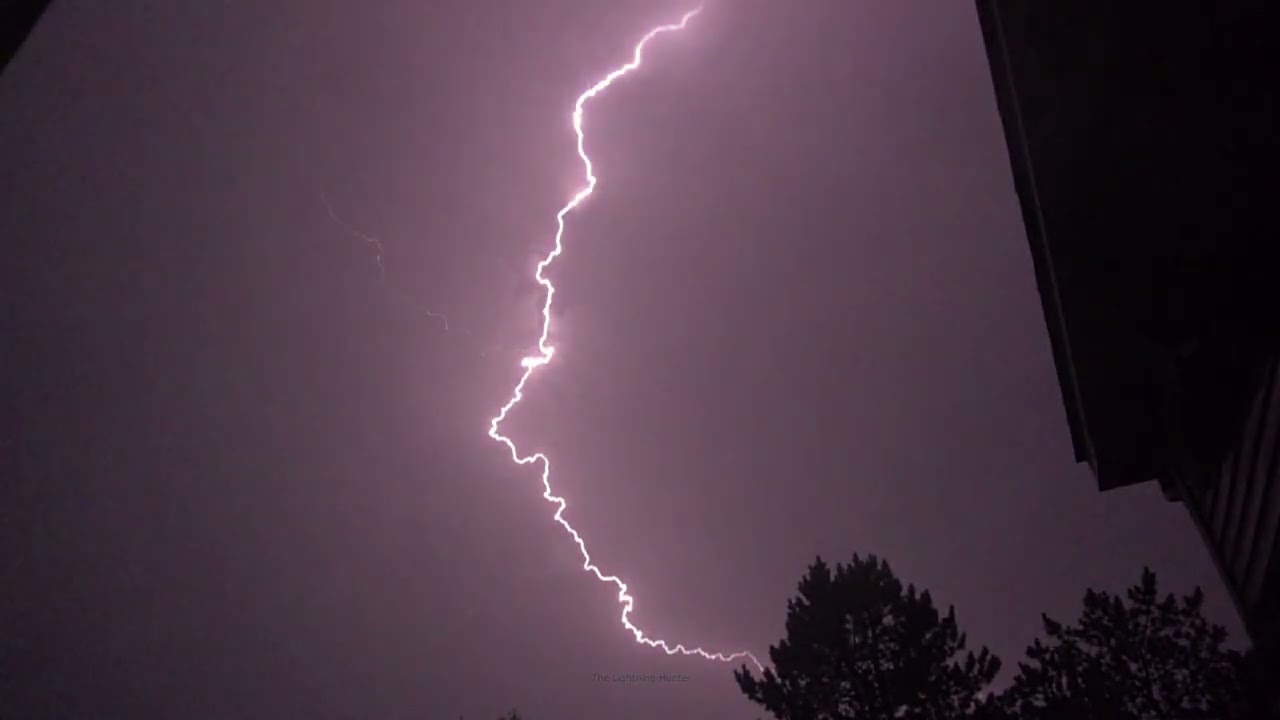 Massive Crawler Lightning Flashes in Slow Motion