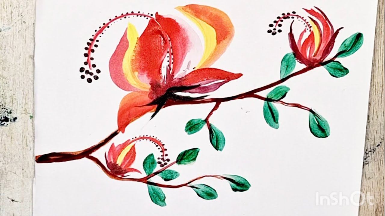 Capturing the Delicate Curve of a Petal🌟✨️🎨