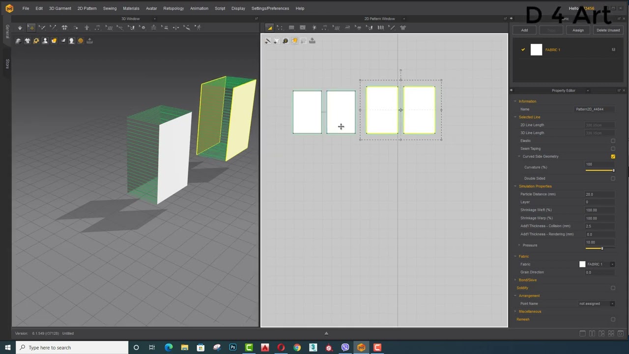 Easy way to make Pillow in Marvelous Designer
