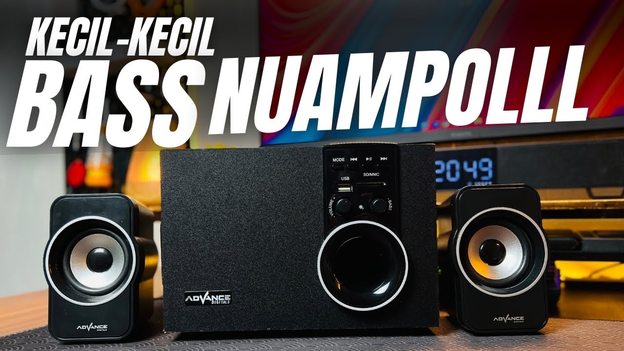 Produk Lokal Nih Boss, Nendang Bass nya Murah harganya - Advance M180BT