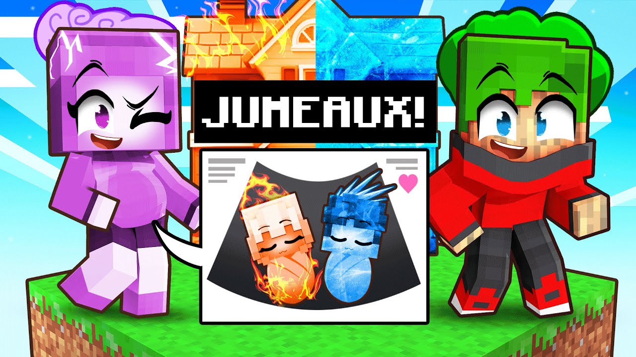 Anna est enceinte de Jumeaux Elémentaires sur Minecraft !