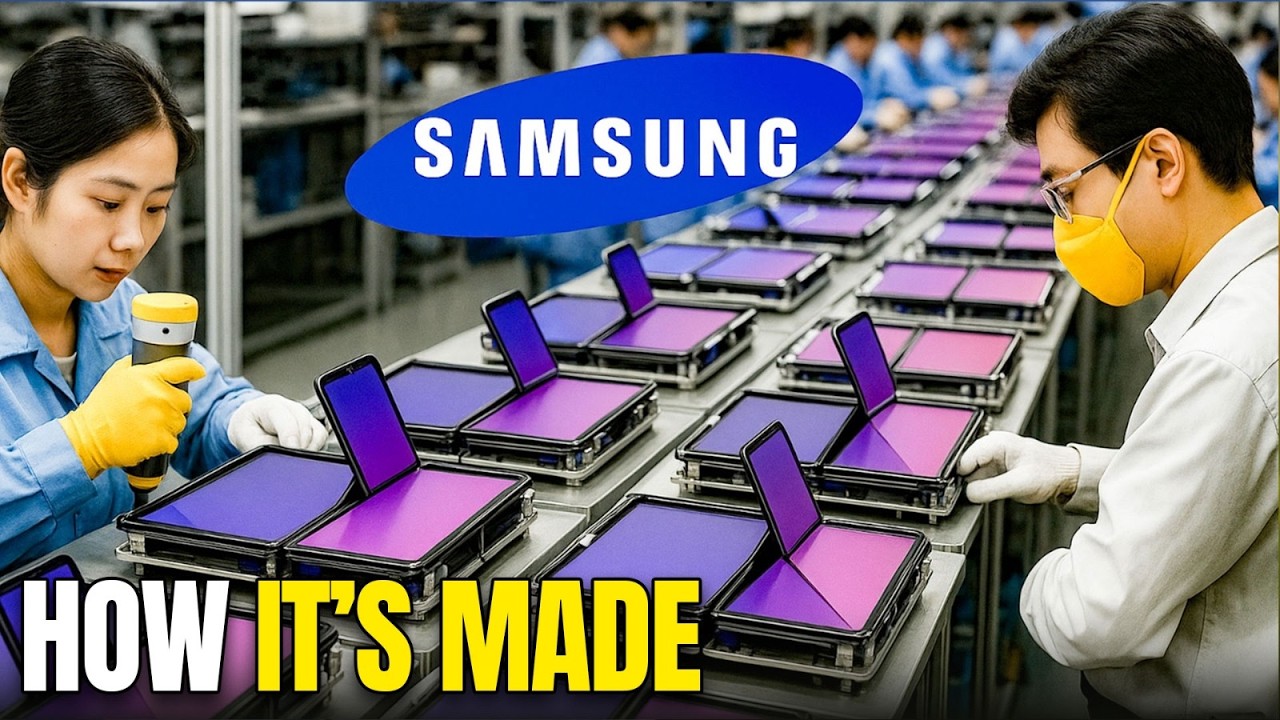 Как Samsung создает свои складные телефоны