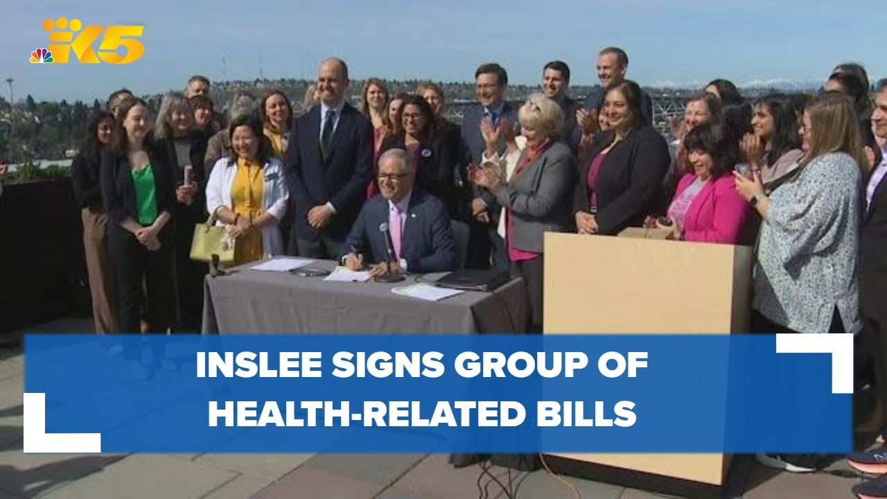 Gov. Jay Inslee signs group of bills on abortion and reproductive health access
