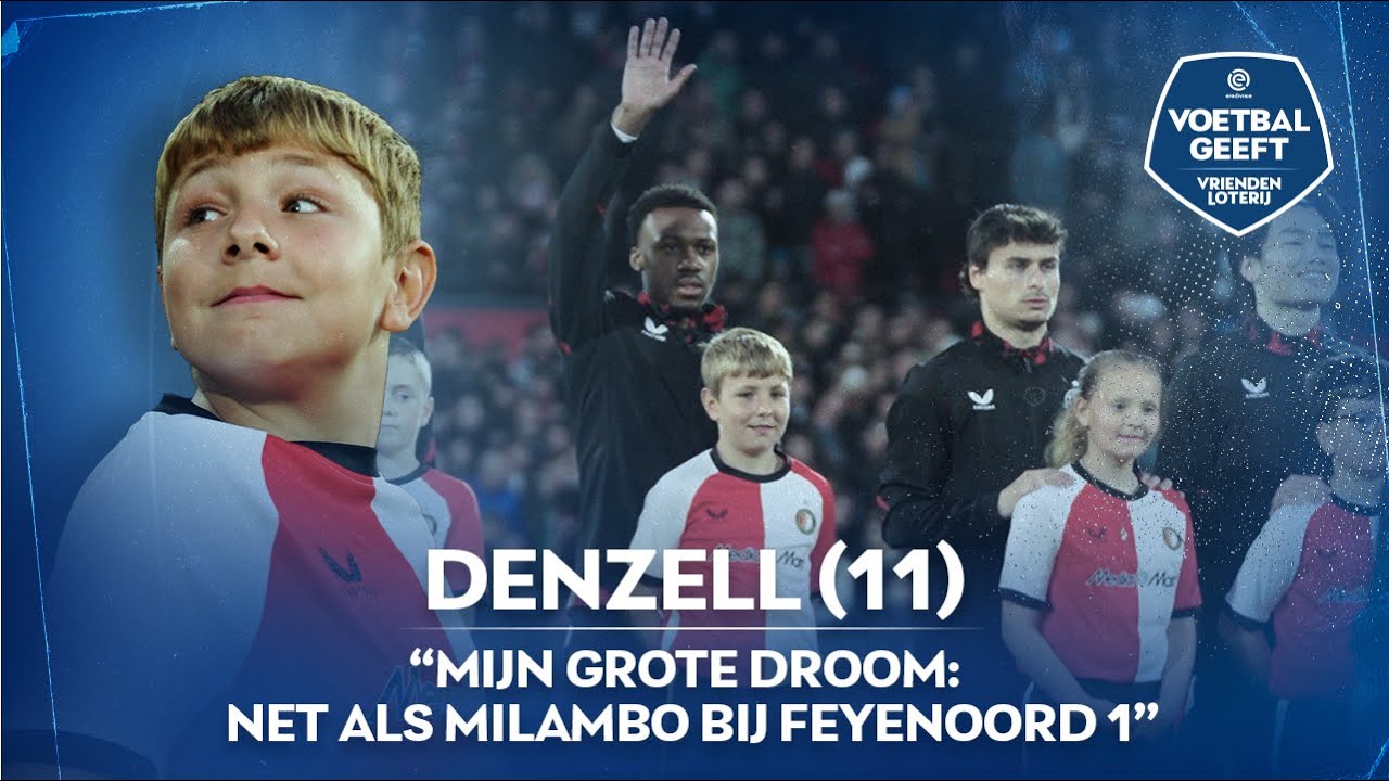 ⚽️🏟️ Van 'het pleintje' naar De Kuip, Denzell (11) droomt van Feyenoord 1 💭💫 | Voetbal Geeft