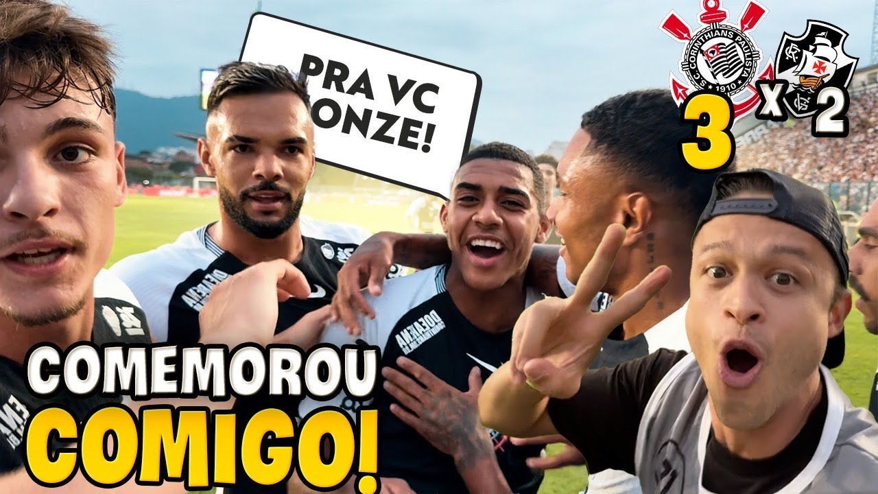 JOGADORES DO CORINTHIANS COMEMORARAM COMIGO E A FIEL CALOU S&Atilde;O JANU&Aacute;RIO! Corinthians x Vasco