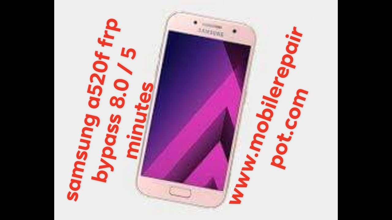 samsung a520f frp bypass 8.0 / 5 minutes 2019