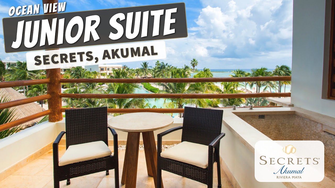 Junior Suite Ocean View (Preferred Club) | Secrets Akumal Riviera Maya | Walkthrough Room Tour 4K