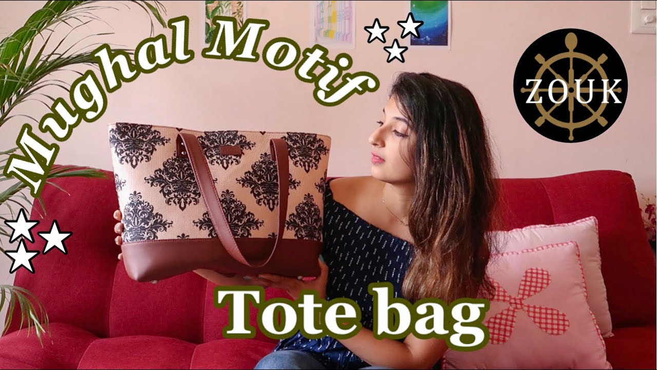 *Review* Zouk Mughal Motif Tote Bag|Best Tote Bag|Akanksha Dubey