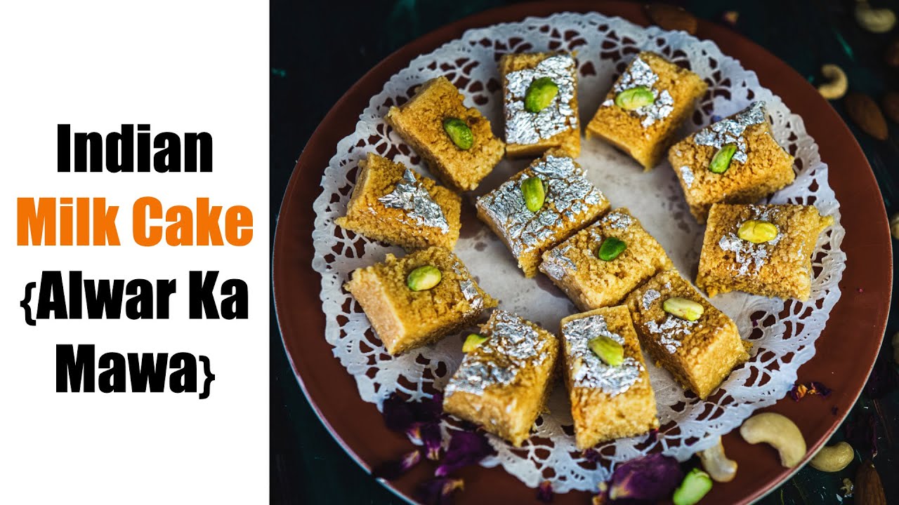Recipe for Indian Milk Cake - Alwar Ka Mawa (Kalakand) Recipe -Milk Mithai - Milk Burfi -Gluten Free
