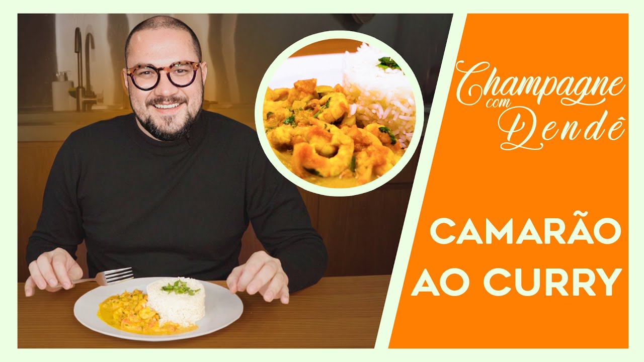 RECEITA DE CAMARÃO AO CURRY