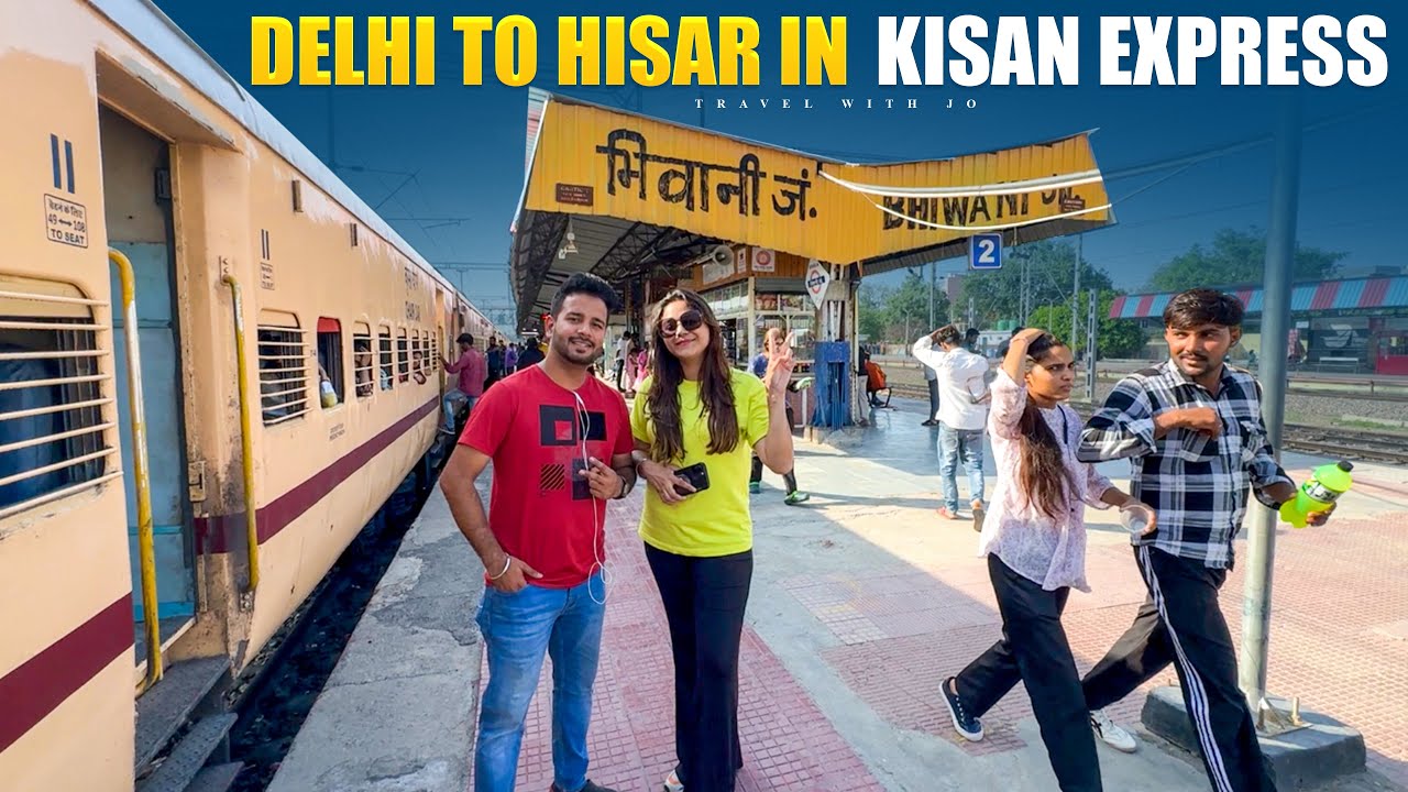 Kisan Express mei General coach ka Safar from Delhi to Hisar 😯 Travel with Jo