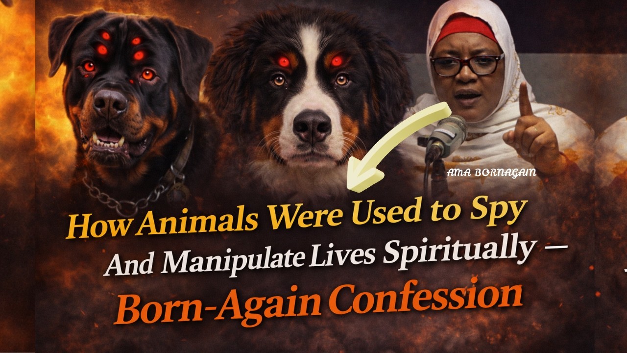 WE POSSESS YOUR DOGS TO MONITOR AND MANIPULATE YOUR LIVES- AMA BORN-AGAIN CONFESSESS