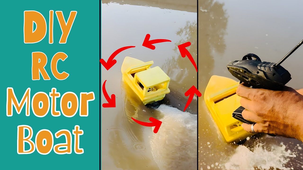 Make a Remote Control Boat Using Foam & DC Motor 🚤 | DIY Craft Step-by-Step ✨