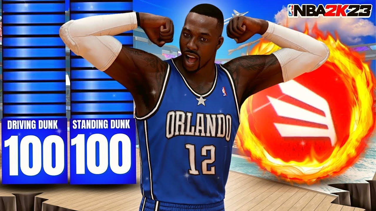 99 DRIVING DUNK + 99 STANDING DUNK “ATHLETIC CENTER” BUILD IS THE BEST SLASHER BUILD IN NBA 2K23