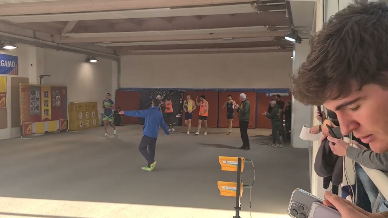Roberto Rigali corre i 60m in 6