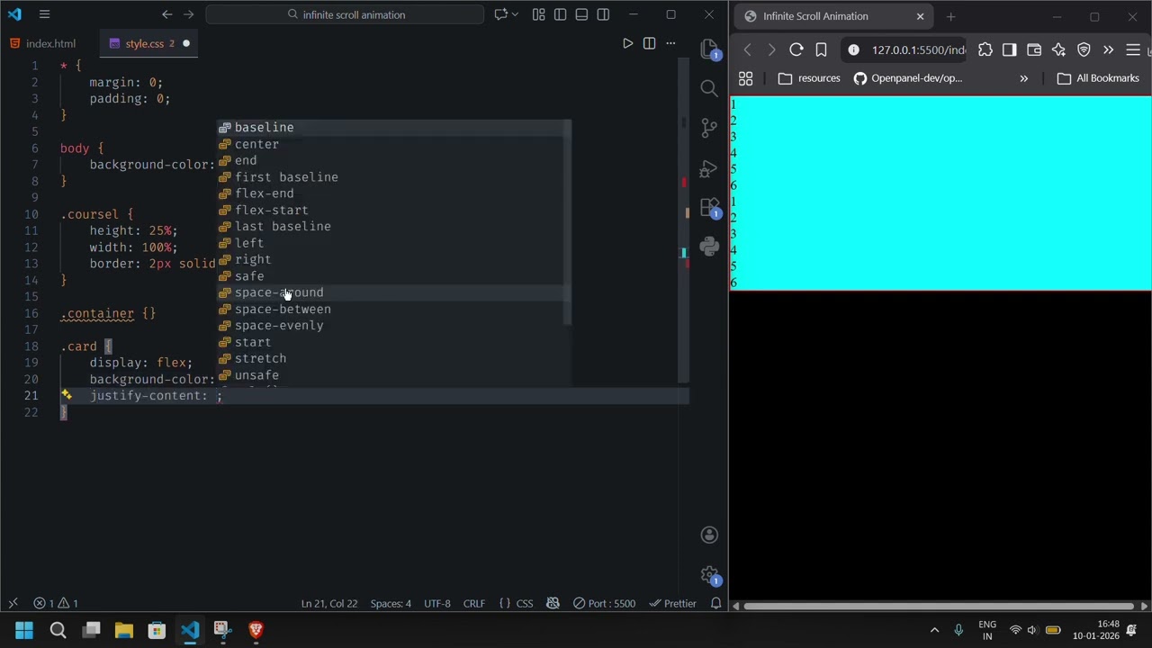 Master CSS Animation: Infinite Scrolling Tutorial for Beginners