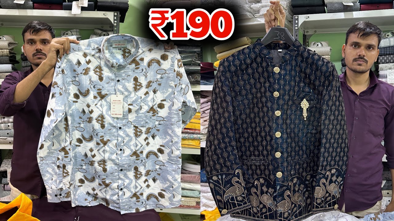 SHIRT WHOLESALE MARKET MUMBAI / SHIRT MANUFACTURER MUMBAI / KURTA FOR MEN / JODHPURI SUIT FOR MEN