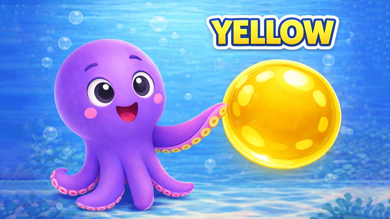Yellow Color Song ☀️ | Sunshine Song for Toddlers & Babies (Fun & Gentle) 🌼