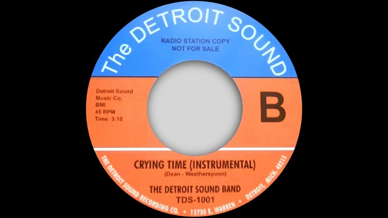 The Detroit Sound Band - Crying Time - The Detroit Sound (Instrumental) (NORTHERN SOUL)