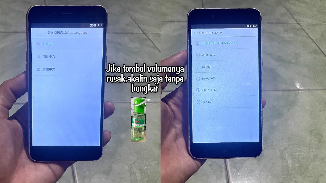 ColorOs Recovery Tombol Volume Rusak Tanpa Bongkar
