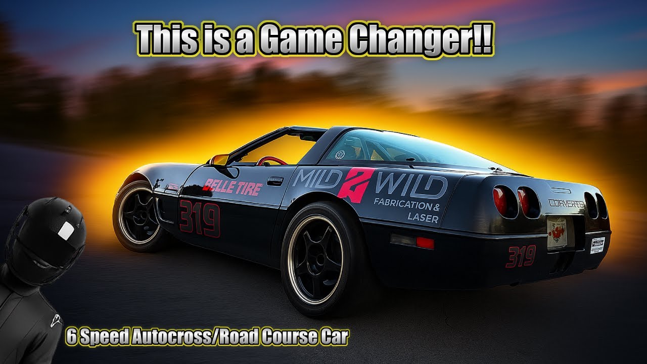How does our 450+ HP c4 Racecar handle on a course?!