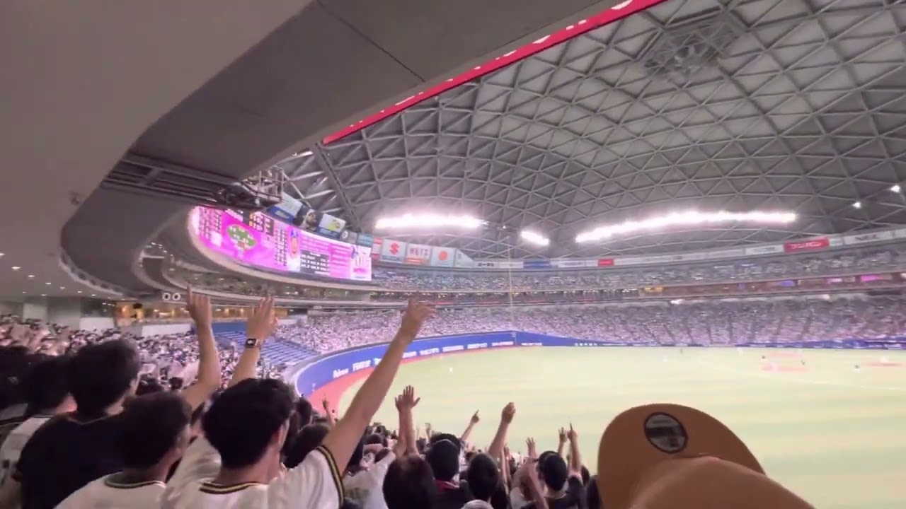 オリックス 森友哉 DEEP RED 応援歌〜8回表先制3ラン @バンテリン 2023.6.4