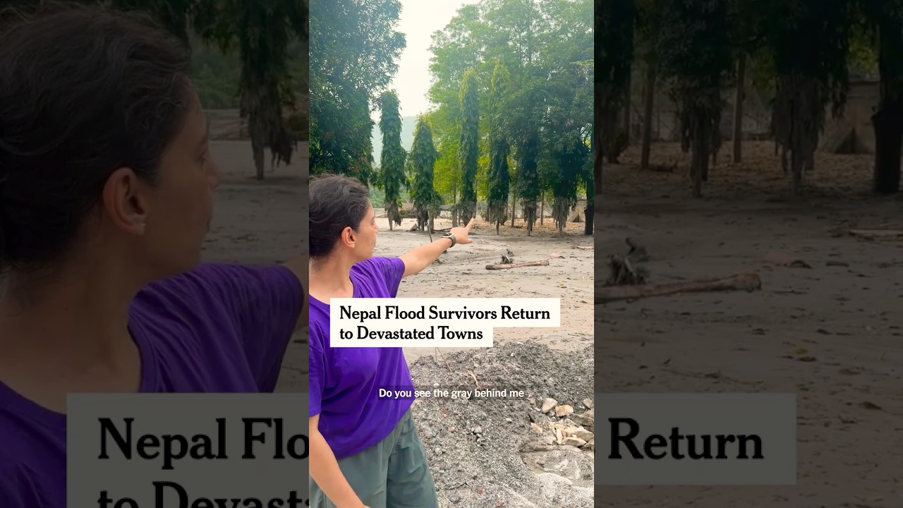 Nepal Flood Survivors Return to Their Devastated Towns