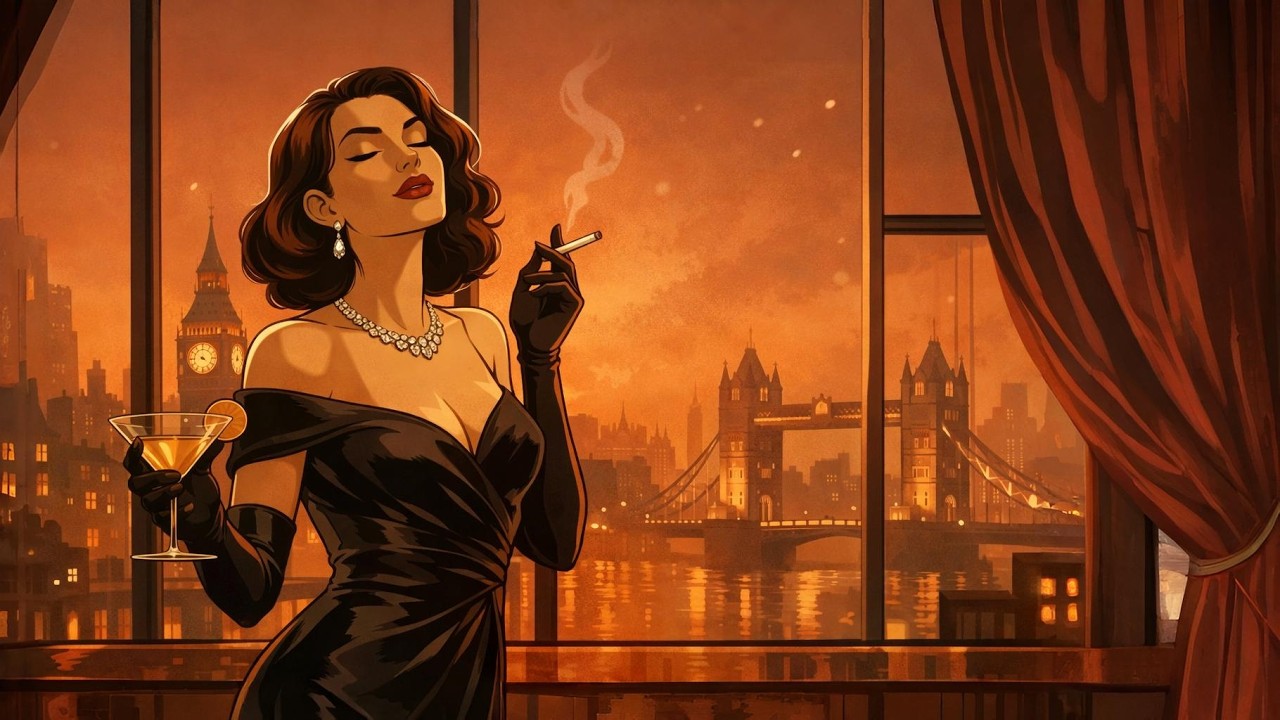 1930s Vintage Spring Jazz — London Night Lounge | Cozy Classic Jazz Playlist