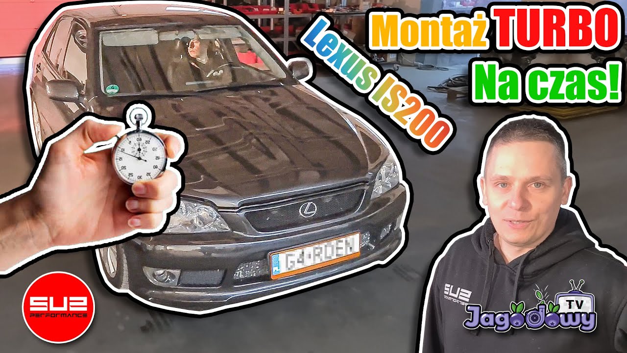 Montaż turbo-kit'u SU2 na czas do Lexus'a IS200 || SU2