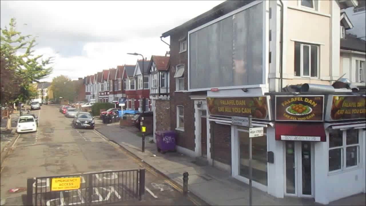 FULL ROUTE VISUAL | Bus Route E3: Greenford Broadway - Chiswick, Edensor Road | ADH45040 (YX62FOA)