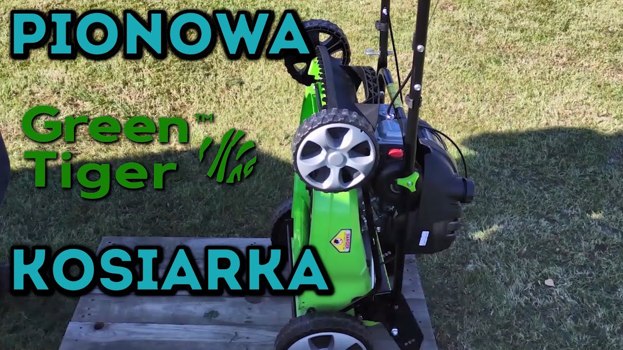 Na Działce! Vlog odc.64 Kosiarka Pionowa Green Tiger. Test Obsługa #MajsterAmator
