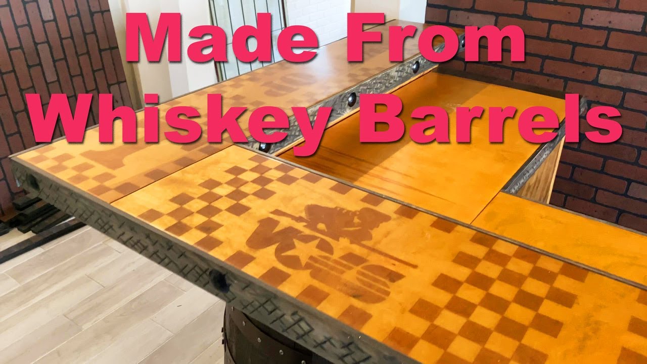 Custom Whiskey Barrel Bar Shrine For Tennessee Football Fan