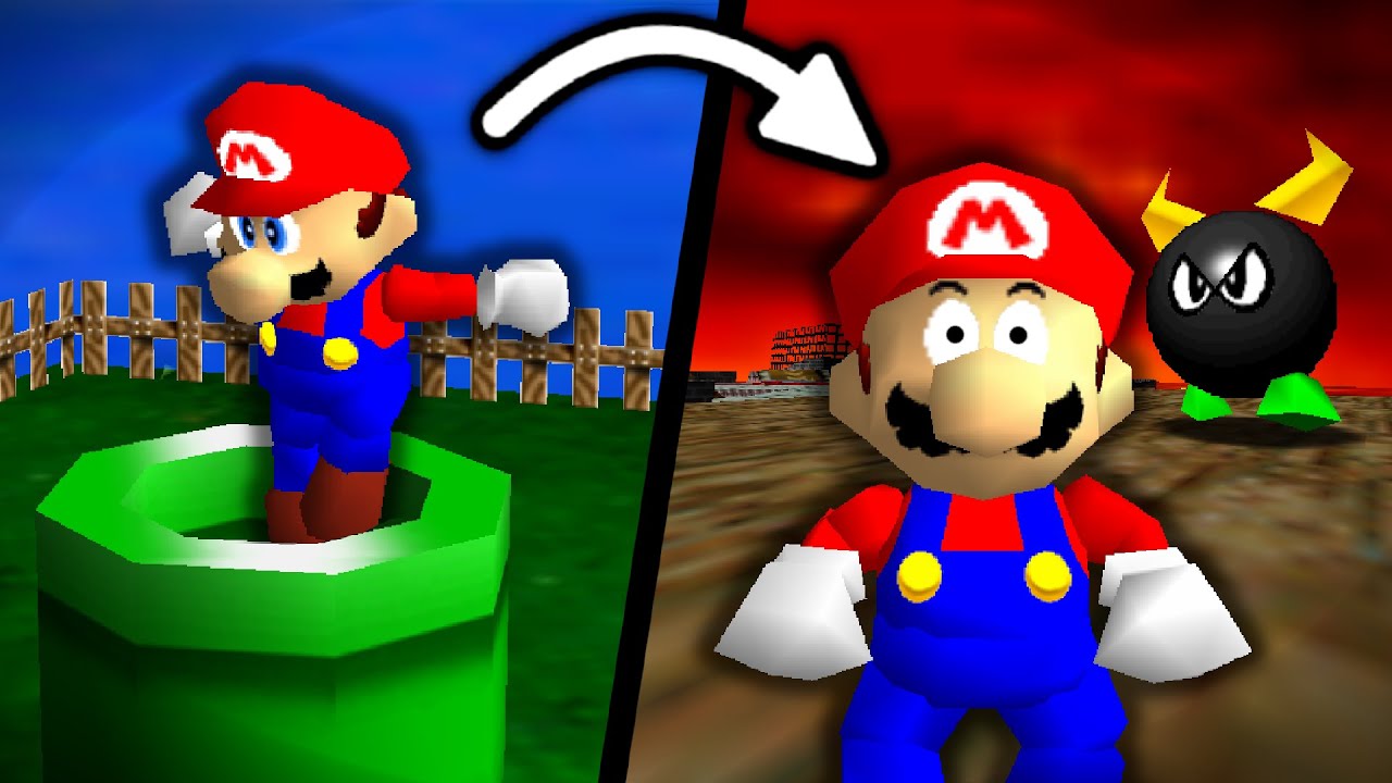 Super Mario 64 НО Варпы СЛУЧАЙНЫ