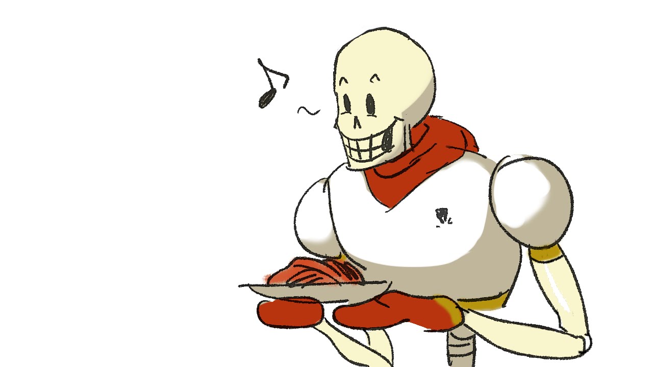[Undertale]papyrus cooks spaghetti
