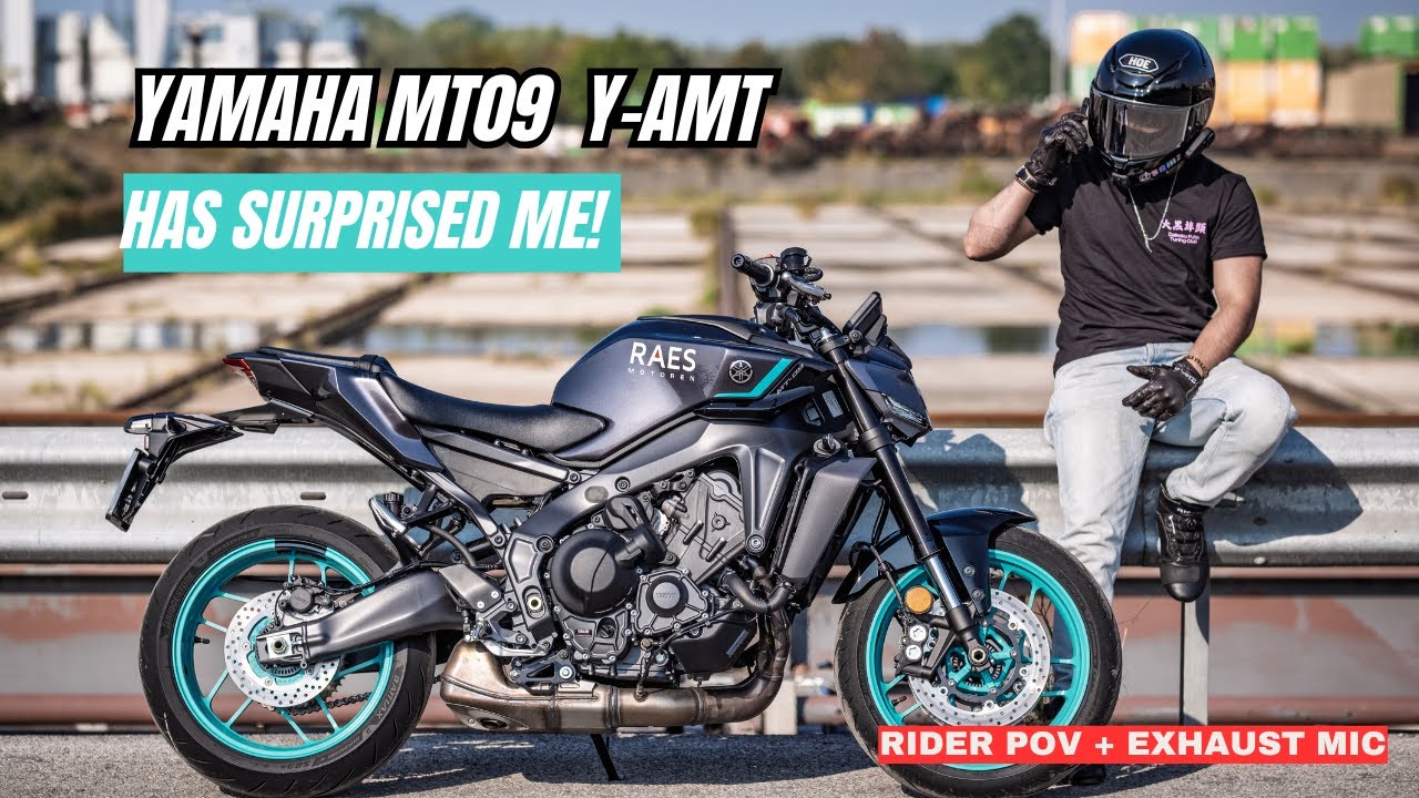 MT09 - YAMT First impression in 🇧🇪 | Rider POV