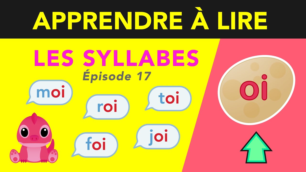 Lecture de syllabes avec le graphème OI | Méthode Syllabique Bobo (maternelle - CP - CE1)
