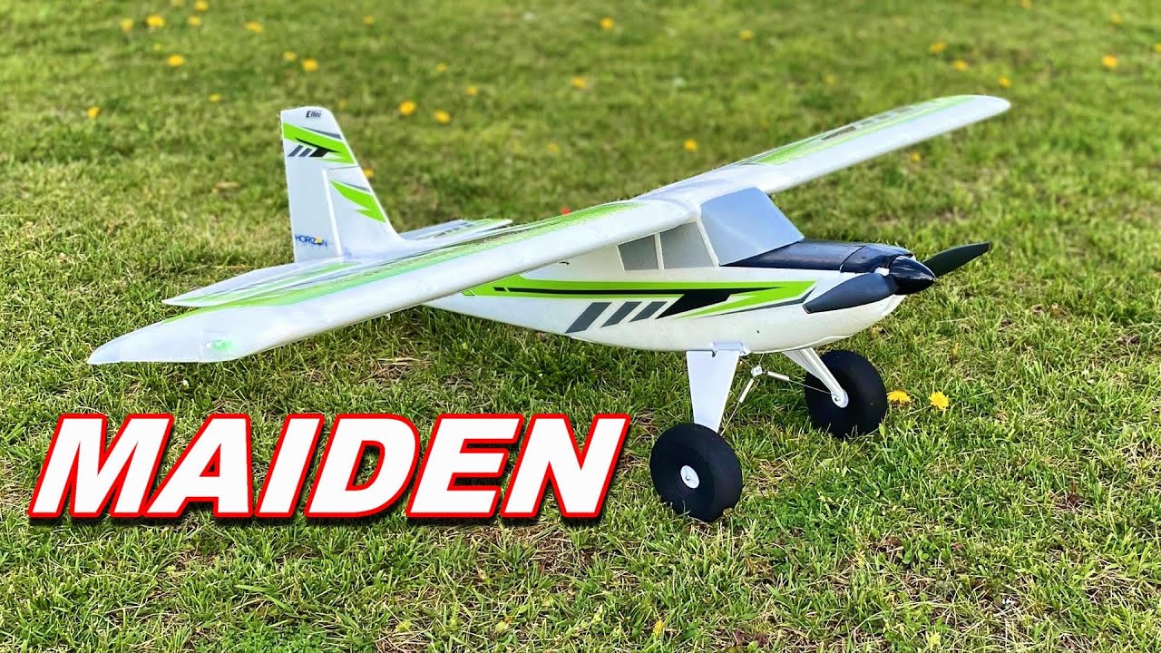 RC Airplane STOL & 3D Capable RC Stunt Plane - E-flite Timber X Maiden Flight - TheRcSaylors