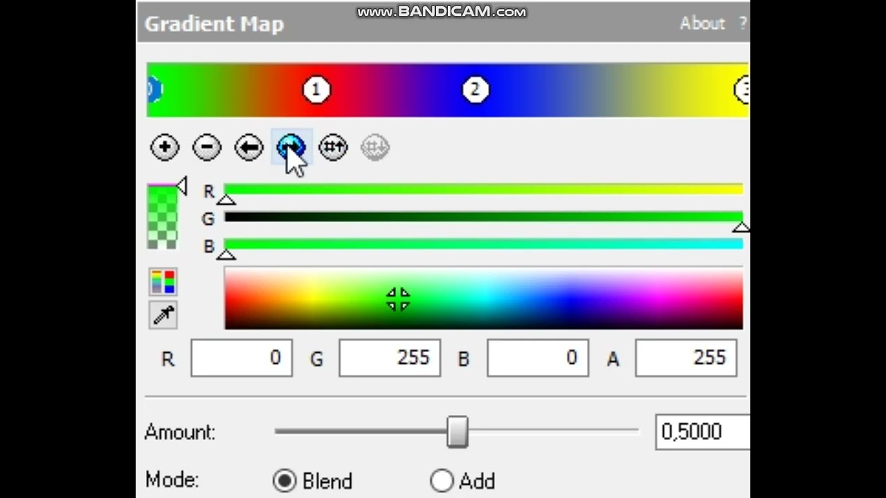 Gradient Map For My Christmas Major