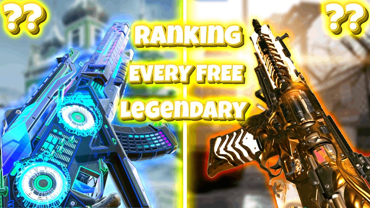 Every FREE Legendary in COD Mobile — RANKED TIER LIST #codm