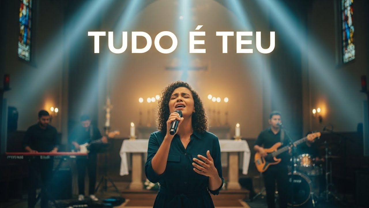 TUDO É TEU | VOZ DA FÉ | GOSPEL | Um Louvor de Entrega Total | Adoração que Toca o Céu