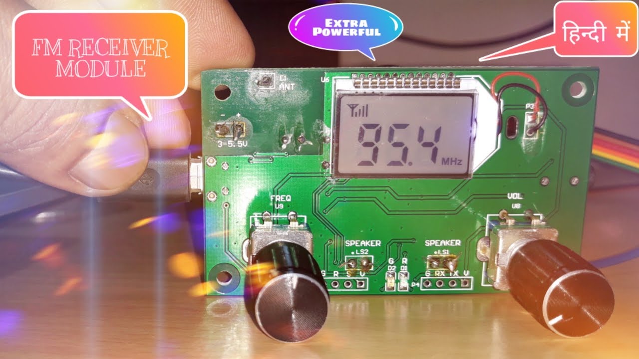 Geekcreit Digital Stereo FM Radio Receiver Module With Serial Control : Banggood (IN HINDI)